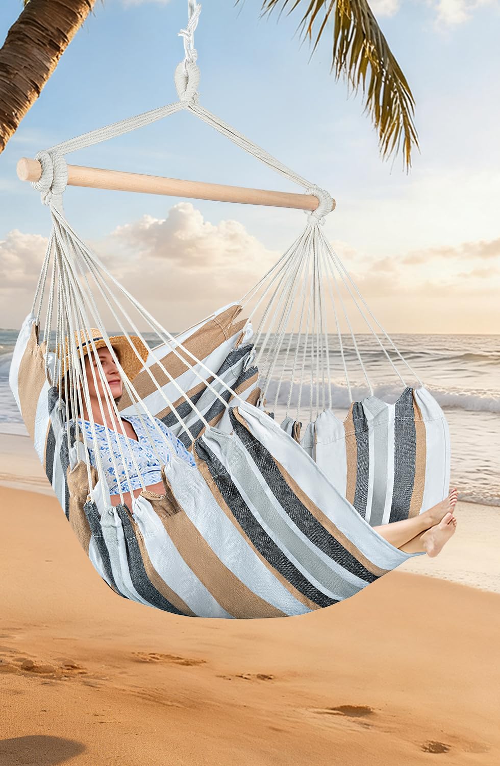 Amazon | Rxakudedo ハンモックチェア hammock 吊り椅子 片側吊り Amazon | Rxakudedo ハンモックチェア hammock 吊り椅子 片側吊り